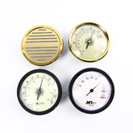 Aluminium / ABS Materials OEM Thermometer Cigar Humidity Testing Thermometer