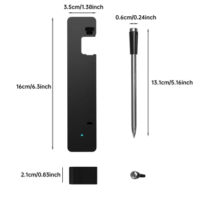 Дальний 150 м Удаленный умный термометр Bbq Мгновенное чтение цифровой Bluetooth 5.0 Беспроводной термометр мяса 10 режимов Термометр мяса