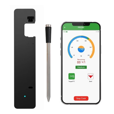 Новейший беспроводный термометр Bluetooth Bbq IPX8 водонепроницаемый контролер температуры пищевых продуктов для курильщиков