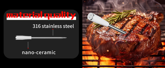 Новейший беспроводный термометр Bluetooth Bbq IPX8 водонепроницаемый контролер температуры пищевых продуктов для курильщиков