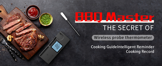 Новейший беспроводный термометр Bluetooth Bbq IPX8 водонепроницаемый контролер температуры пищевых продуктов для курильщиков