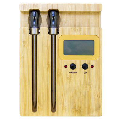 Кухня Умный беспроводный термометр Внешнее питание Мясо жарят Температура приготовления пищи Измеритель печи Грилл Курильщик Bbq термометр