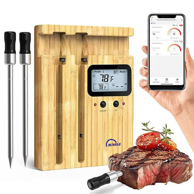 165ft Smart Wireless Thermometer Digital Instant Read Bluetooth Meat Thermometer APP Удаленный термометр с керамической ручкой