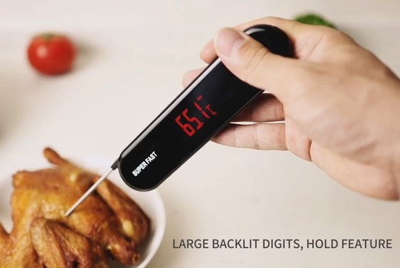 InstaProbe (менее 0,6 секунды) Профессиональный термометр мяса цифровой, мгновенно считываемый термометр с OLED-дисплеем, водонепроницаемый IP67 для гриля, барбекю, приготовления пищи, курения, домашнего пива, сертифицированный NSF