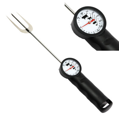 SS Fork NSF LFGB 392F Barbecue Meat Thermometer
